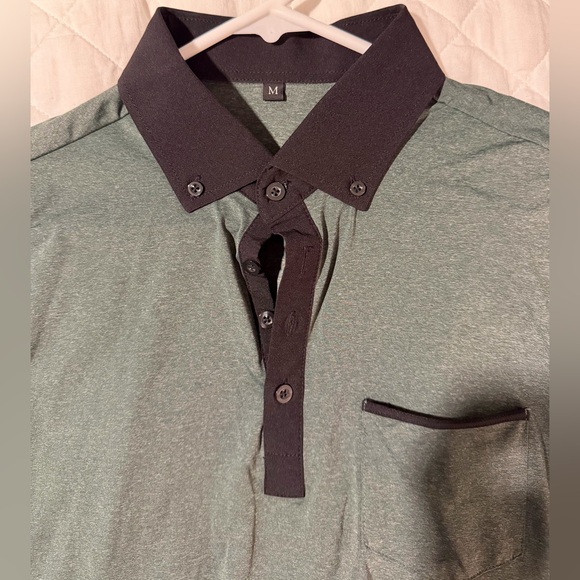 State & Liberty Men's Polo Shirt with Black Accents - Picture 2 of 4